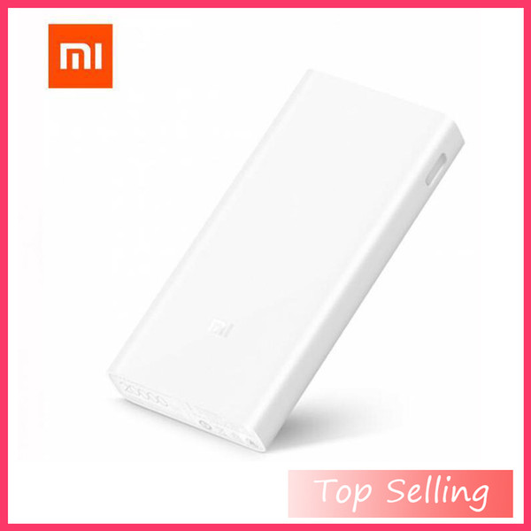 Wholesale Mi Xiaomi Power Bank 20000mAh 2C Two-way Quick Charger QC3.0 5V/9V/12V Dual USB External Battery for Phone Tablets