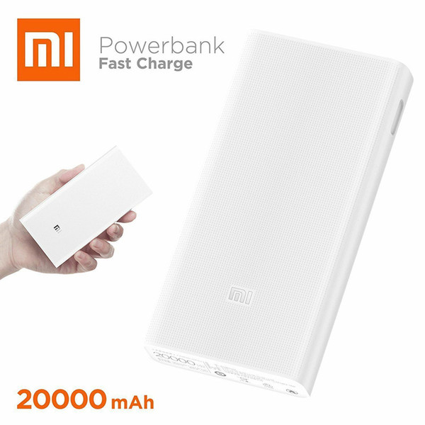 Xiaomi Power Bank Mi Powerbank 20000mAh 2C Portable Emergency Charger QC3.0 Dual USB Output Battery Bank