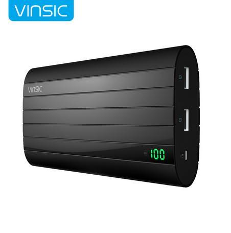 Vinsic IRON P6 20000mAh Smart Identification Dual USB Port Power Bank Universal For iPhone 6s Samsung S6 Xiao mi Mi Pad