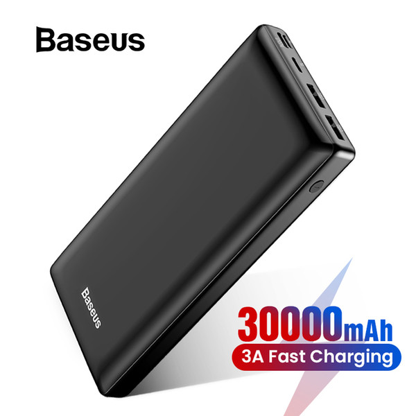 30000mAh Power Bank For iPhone Samsung Xiaomi Powerbank USB C PD Fast Charging External Battery Pack USB Charger Bank