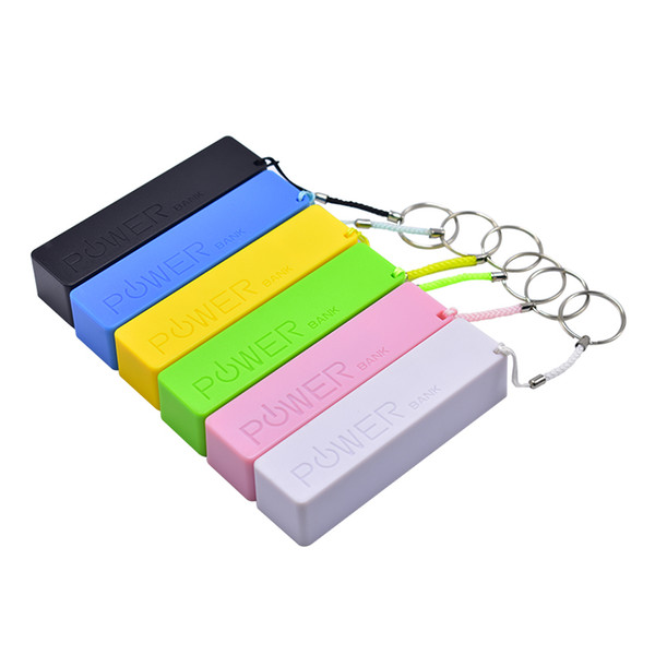 power bank 2600mAh with keychain mini power bank portable charger bateria externa for iphone 7plus samsung s8 xiaomi