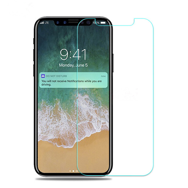 High Quality Tempered Glass Screen Protectors For Iphone X XR XS Max I6 7 8 Mixed Types Support 9H Clear 2.5D-YH0001