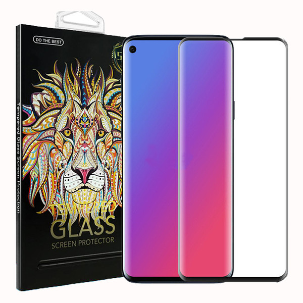 For NEW Samsung Galaxy S10 Plus S10 lite 5D Full Coverage Screen Tempered Glass Screen Protector With Retail Package