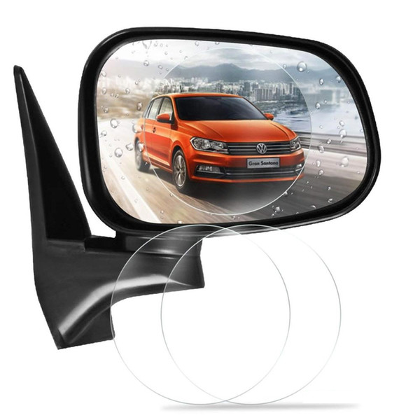 2pcs/set Car Rearview Mirror and side window glass transparent Protective Film with retail package and free shipping