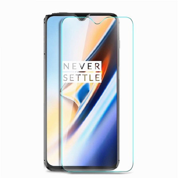 For Oneplus 7 2.5D full glue transparent tempered glass screen protectors with free shipping and no retail package