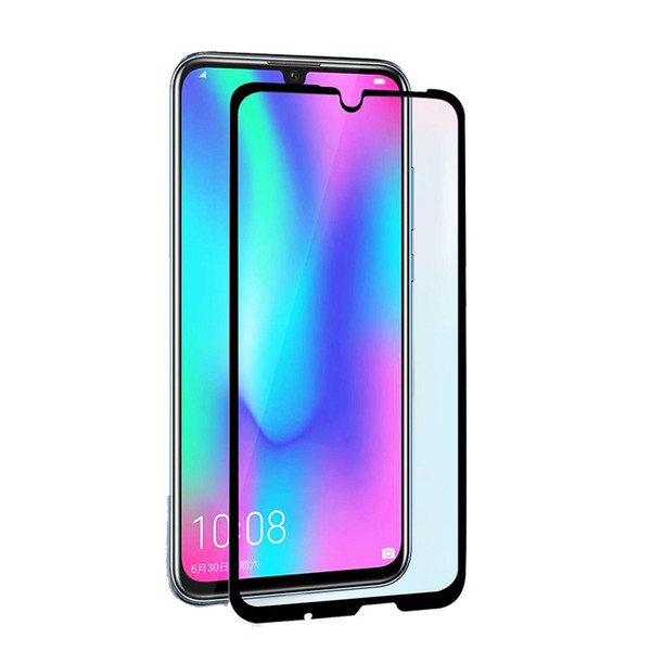 For Huawei Honor 10 lite and Huawei P Smart 2019 2.5D full glue tempered glass screen protector with silk printing