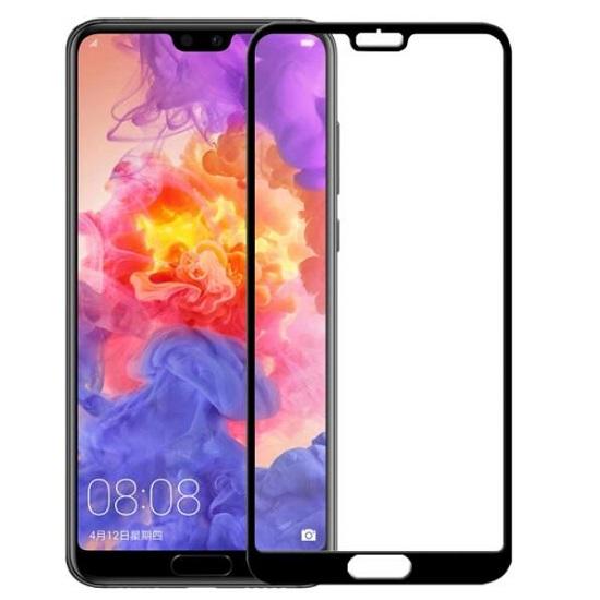 For Huawei P20 Pro front film 2.5D tempered glass screen protector with black silk printing full coverage free shipping