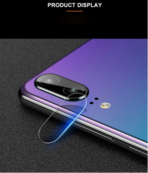 For Huawei P20 and P20 PRO camera lens transparent tempered glass protector with retail package and free shipping