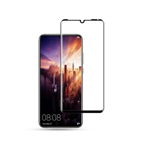 For Huawei P30 Pro 3D curved full cover tempered glass screen protector with silk printing and retail package