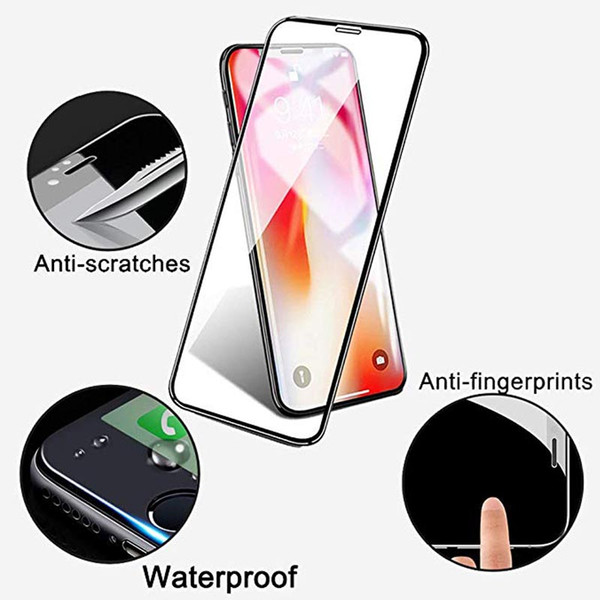 Applicable iPhone XS tempered film iPhoneX XR 8 Plus HD full screen strong silk screen tempered glass film