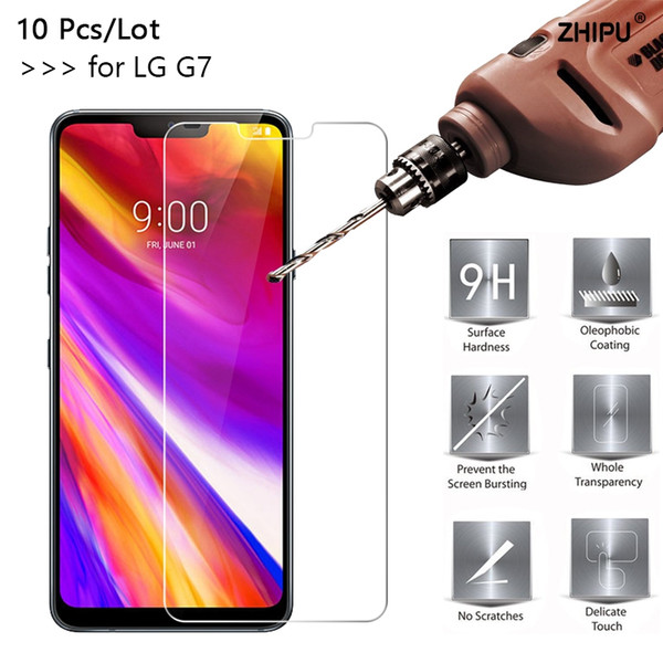 2.5D 0.26mm 9H Premium Tempered Glass For LG G7 Screen Protector Toughened protective film For LG G7 ThinQ 6.0