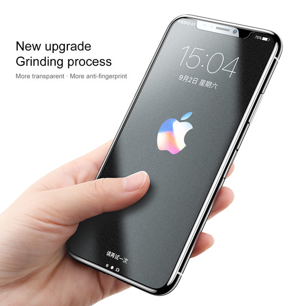 Baseus PHONE Template FULL COVER Tempered Glass Screen Protector for Iphone X