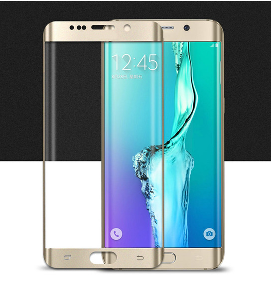 Tempered Glass Film Screen Protector Full Cover 3D Curved Clear High quality For Samsung Galaxy S6 Edge plus S7 edge G9350