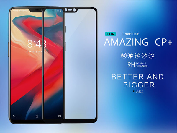 OnePlus 6 CP+ Anti-Explosion Tempered Glass Full Screen Protector Oneplus6 Protectors Front Original Brand Nillkin Top Quality