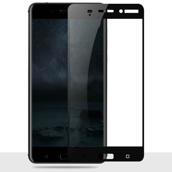 Front Full Cover Tempered Glass Screen Protector for Nokia 6 Phone Super Clear Anti Explostion 2.5D 9H Glass Protectors