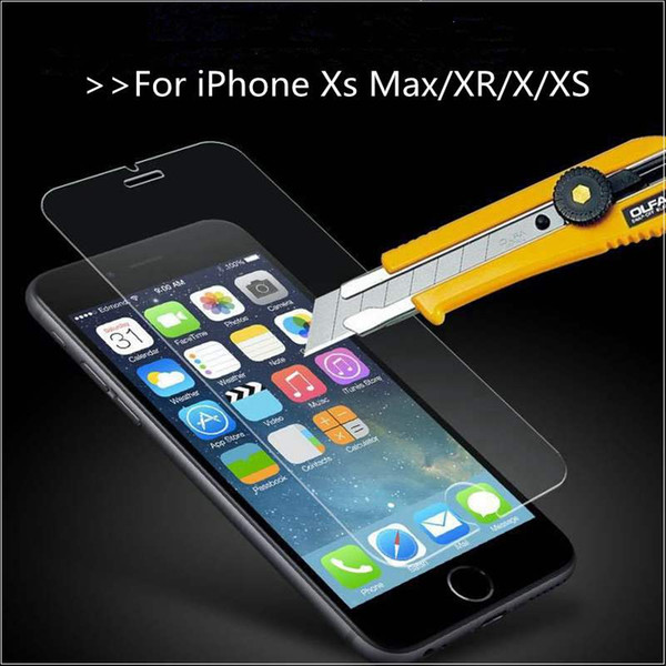 For iPhoneXs MAX XR X XS 8PLUS Tempered Glass Screen Protector for iPhone 7 7PLUS Phone Protective Film SPF01