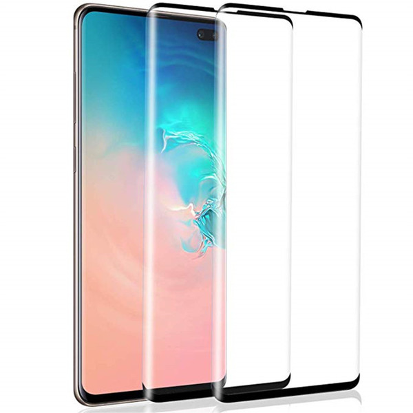 For Samsung S10 S9 Note8 S8 Plus galaxy Note 9 IXS MAX Tempered Glass Full Screen color Protector 3D Curved With Retail Package