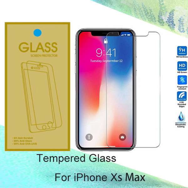 Tempered Glass For iPhone X Xs Max 8 plus 6s Samsung J7 2018 LG 2.5D 9H Screen Protector