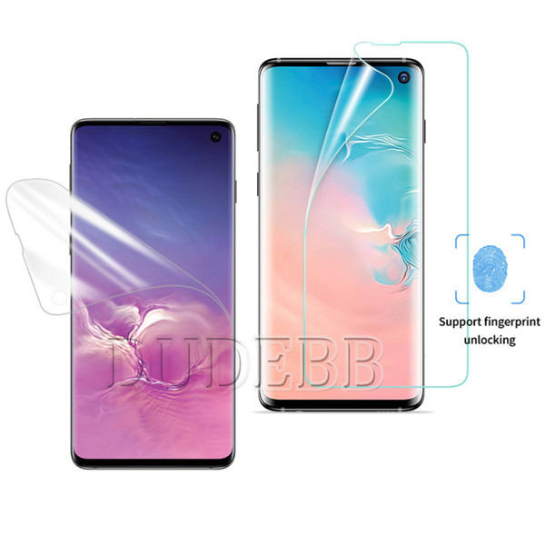 Soft HD Screen Protector For Samsung Galaxy S10 Plus S9 S8 Plus S7 Edge Full Cover Curved TPU