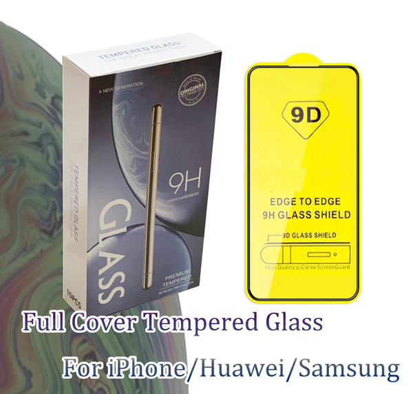 9D Mirror Tempered Glass for Redmi Samsung iPhoneXs Max Xiaomi Nokia Huawei LG Full Cover Screen Protector Film