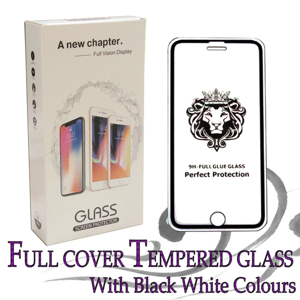 Full Cover Tempered Glass For iPhoneXS MAX 8Plus 7 Huawei 20Pro Red Mi Screen Protector Toughened Film