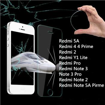 0.33mm Premium Tempered Glass For Redmi 5A 4 4 Prime 2 Y1 Lite Redmi Pro Note 3 Pro Note 2 Note 5A Pirme Anti-Explosion anti-Shatter Film