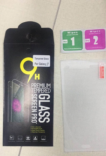 9h Tempered Glass Screen Protector For Iphone 7S Iphone X J7 Edition Film 2.5D 9H Anti-shatter Paper Package