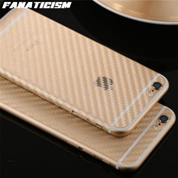 Fanaticism Plastic Anti-fingerprint Back Screen Protector 3D Carbon Fiber Back Film For iphone X XR XS Max SE 5 6 7 8 Plus