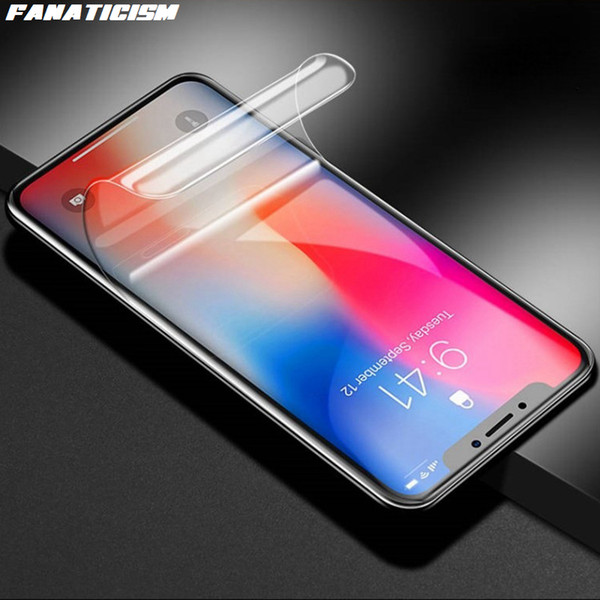 Hydrogel Silicone TPU Screen Protector Full Glue Cover Sticker Film For iPhone XS Max XR iphone 7 8 6S Plus 11 pro max