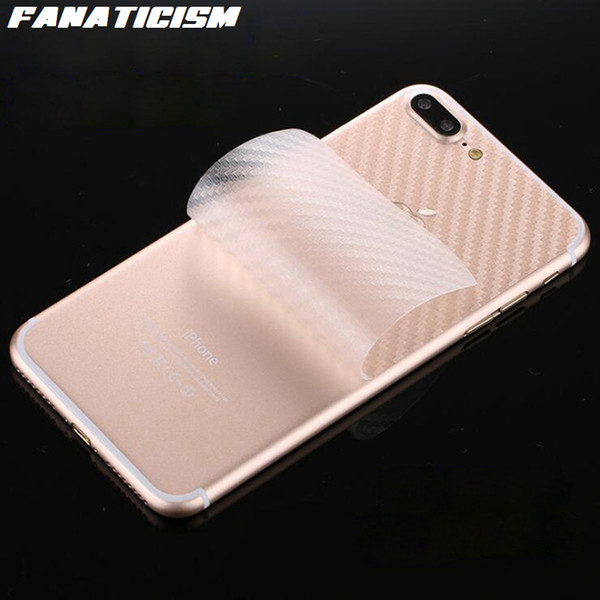 Fanaticism 3D Back Screen Protector Anti-fingerprint Sticker Carbon Fiber Back Film For iphone XR X XS Max 5s SE 6 7 8 Plus