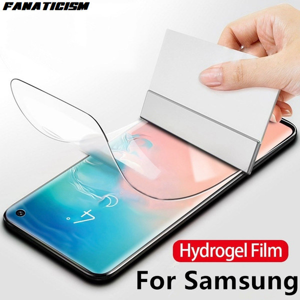 Hydrogel Film For Samsung Galaxy M10 M20 M30s M40 S20 S9 S10 Plus Screen Protector Clear Full Cover TPU Film Not Glass