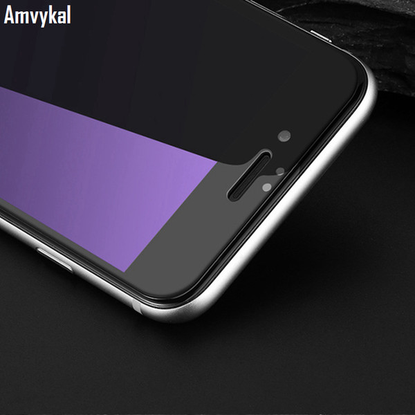 3D Full Cover Anti-Blue Light Soft Edge Tempered Glass Screen Protector For iphone 11 Pro XR X XS Max 6s 7 8 Plus