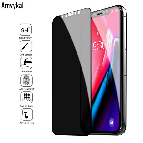 Anti Spy Protective Glass For iPhone 11 pro XR XS Max privacy Screen Protector For iPhone 8 7 6S Plus Tempered Glass