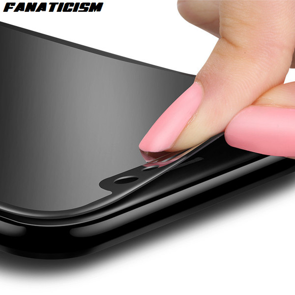 Fanaticism Soft Edge Tempered Glass 3D Full Cover Tempered Glass Screen Protector For iphone XR X XS Max 6 6s 7 8 Plus