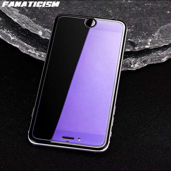 Fanaticism Tempered Glass Screen Protector For iphone XR X XS Max 5s SE 6s 7 8 Plus 9H Anti-Purple Blue Light Tempered Glass