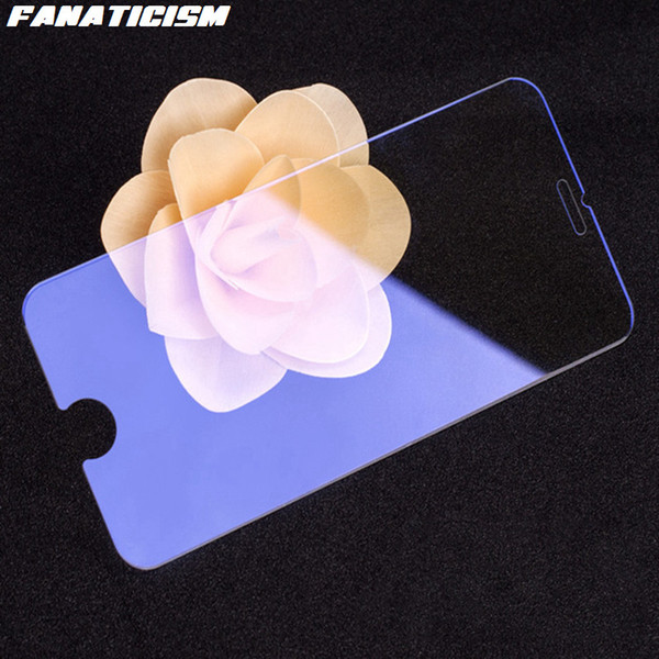 Fanaticism 2.5D Tempered Glass Screen Protector For iphone XR X XS Max 5s SE 6 7 8 Plus Anti-Purple Light Glass Film