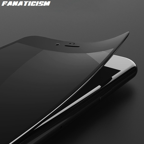 Fanaticism Soft Edge Tempered Glass Screen Protector For iphone X XR XS Max 6s 7 8 Plus 3D Curved Full Cover Tempered Glass