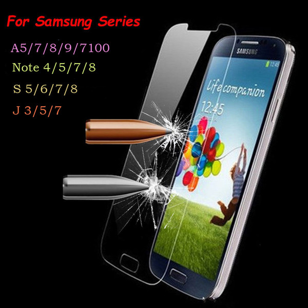 For Samsung S8 S8 Plus J5(2017) J7(2017) J5 Pro J7 Pro SAM I9100 S2 Screen Protector Tempered Glass Screen Protectors Film