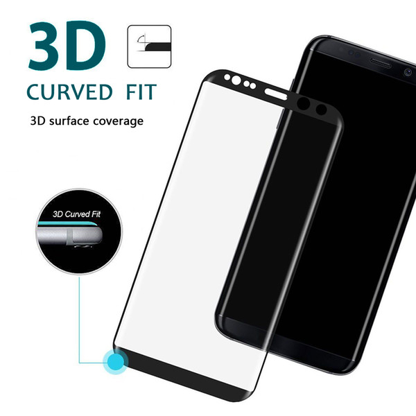 3D Carbon Fibre Full Cover Tempered Glass For Samsung Galaxy J2 J5 J7 Prime C5 C7 C9 A3 A5 A7 Screen Protector