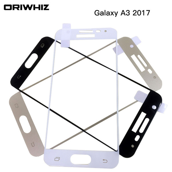 3D Silk Printing Full Cover Tempered Glass For Samsung A3 A7 J3 Pro J7 Prime J2 Prime J5 Note 5 Screen Protector