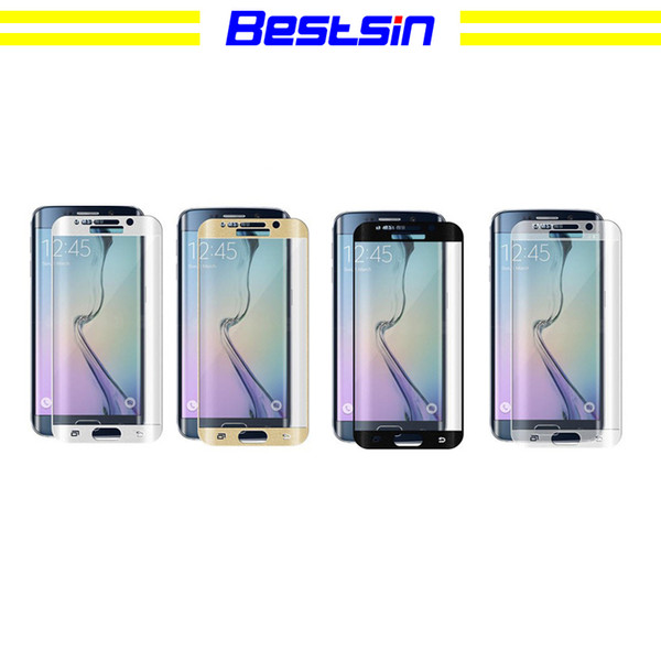 Bestsin For Samsung galaxy S7 Edge S8 S9 plus Note 8 9 9H 3d Curved Side Full Cover Tempered Glass Screen Protector