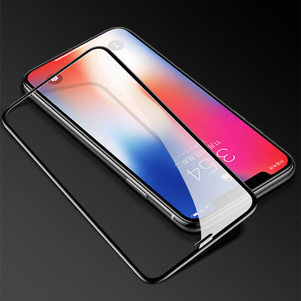 20pcs Full Cover Temepered Glass Screen Protector for iphone xr iphone xs max film szklo vidrio pantalla mica Pelicula Vidro verre trempe