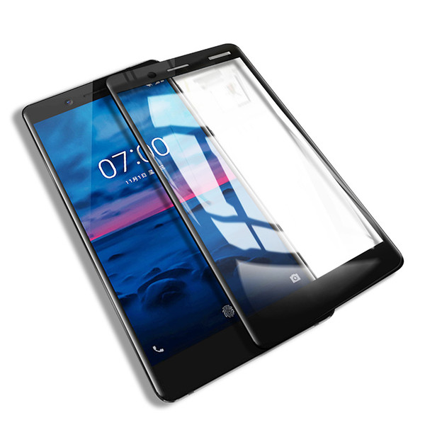 2.5D Full Cover Tempered Glass for Nokia 7 Screen Protector Phone Protective Film Screen Protector for Nokia 7 Glass