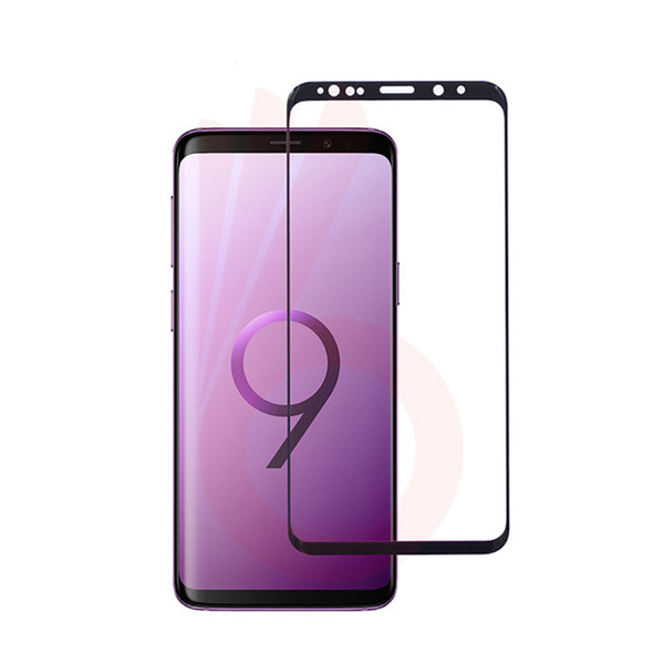 3D Round Curved For Samsung Galaxy S9 S8 Plus Note 8 S7 S6 Edge S9 S8 Plus 9H Full Cover Tempered Glass Screen Protector