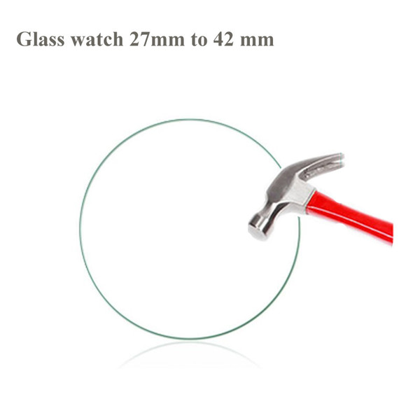 2PCS Universal Round 27 29 31 32 33 34mm 36mm 38mm 40mm 42mm For samsung S2 S3 gear Watch Watch Tempered Glass Screen Protector