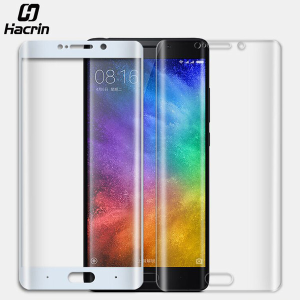 hacrin For Xiaomi Mi Note 2 Tempered Glass Explosion Proof 3D Curved Full Cover Screen Protector Glass For Xiaomi Mi Note 2