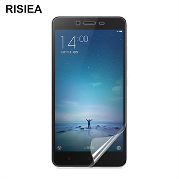 RISIEA 5pcs Front clear glossy Screen Protector protective Film Guard For Xiaomi Redmi 4X