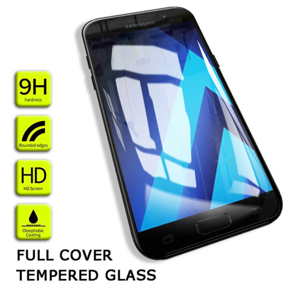 MRGO Full Cover Screen Protector for Samsung Galaxy A5 2017 Tempered Glass on A5 2017 Glass for Samsung