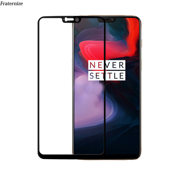 Oneplus 6 Tempered Glass Full Screen Protector Film Tempered Glass For One plus 6 Screen Protection Coverage Full Glue