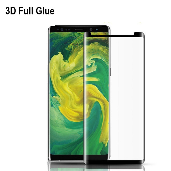 3D Full Glue Tempered Glass Film for Samsung Galaxy S9 Plus S9 Full Adhesive Screen Protector for Galaxy S8 Note 8 S8 Plus S8+